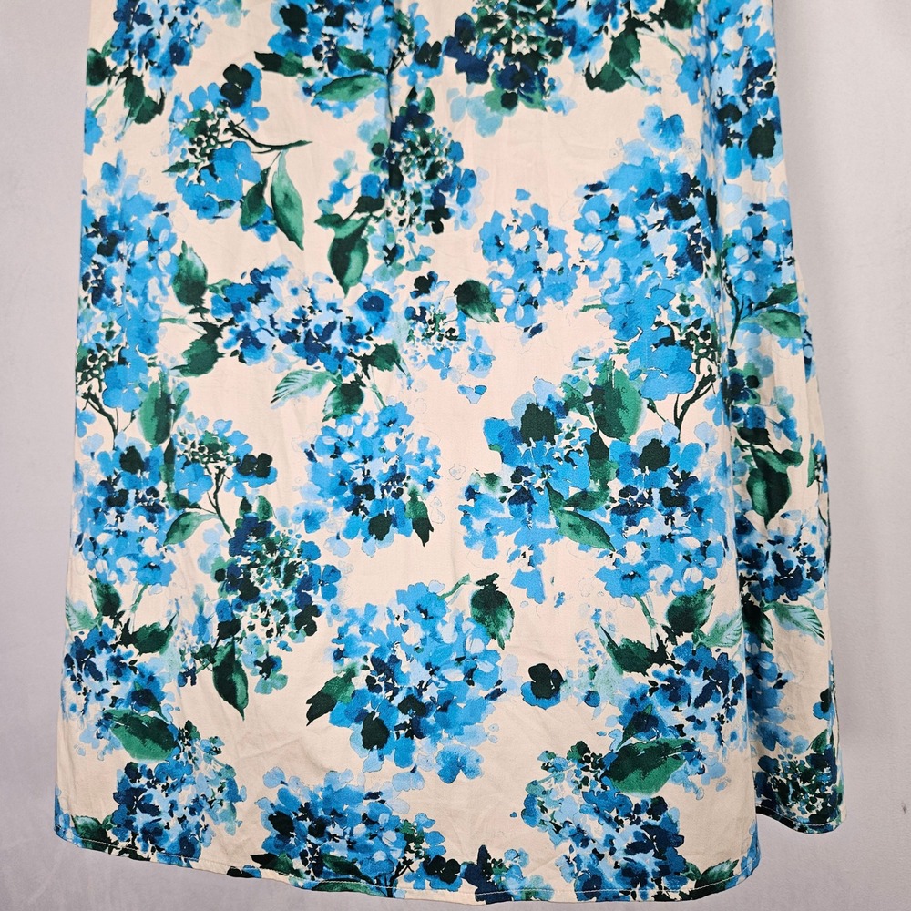 Tuckernuck Shift Dress XL Water's Edge Hydrangea Charlie Sleeveless Coastal Boho - Picture 15 of 16